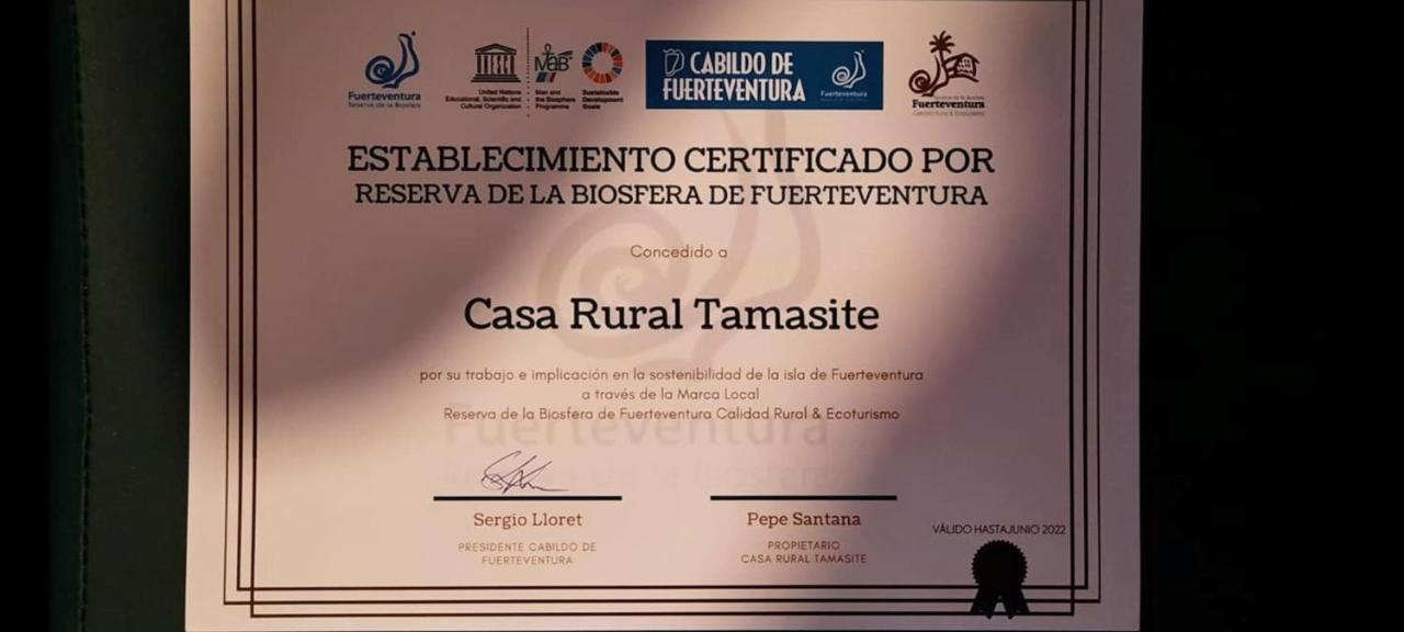 Casa Rural Tamasite Tuineje Eksteriør bilde